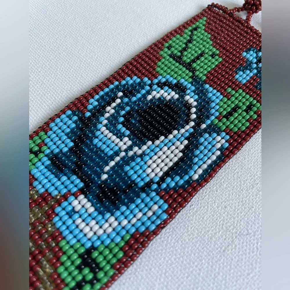 Beaded floral bracelet - Picture 5 of 6